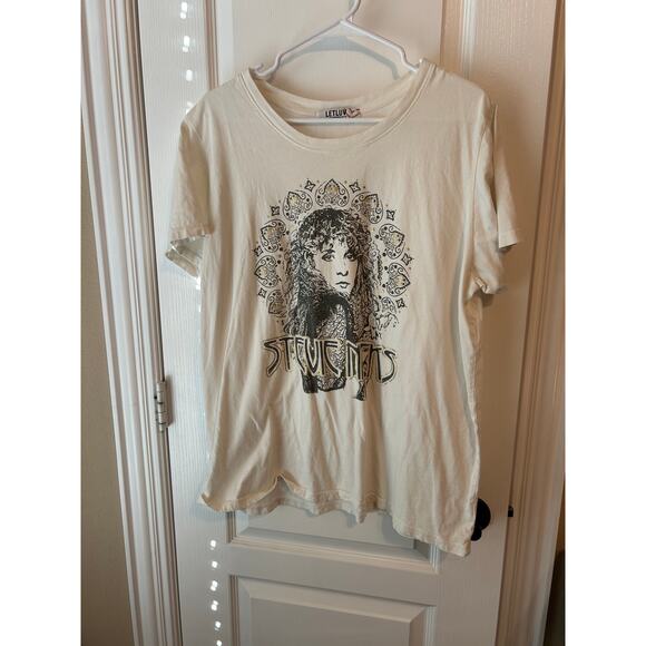 Anthropologie Stevie Nicks TShirt Cotton Short Sleeve Graphic Tee - Picture 2 of 5